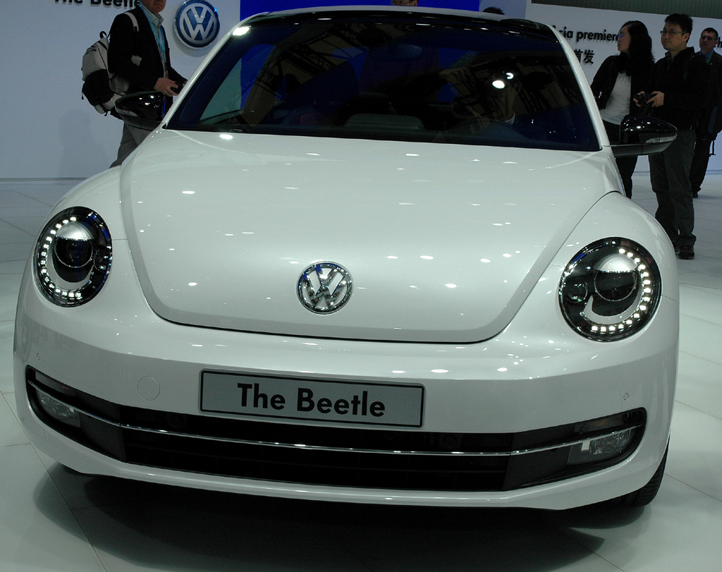 VW Beetle: Blick auf die Frontpartie. 