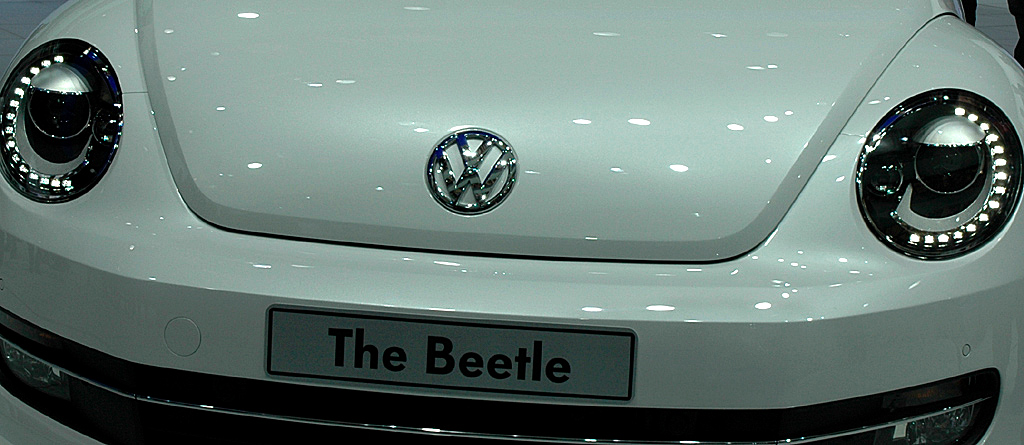 VW Beetle: Rundleuchten zeichnen die Front aus. 