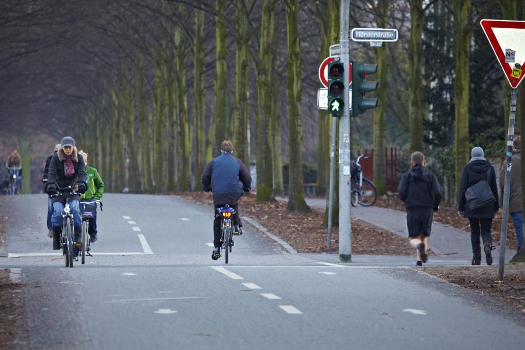 Verkehrsregeln gelten auch für Radfahrer 