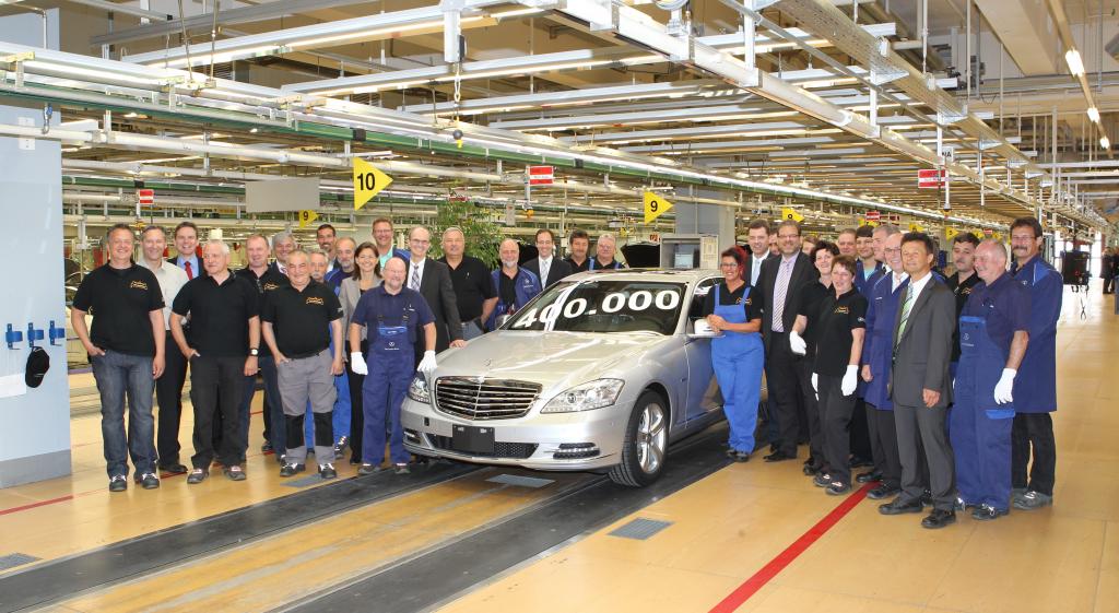 400 000ste Mercedes-Benz S-Klasse aus Sindelfingen