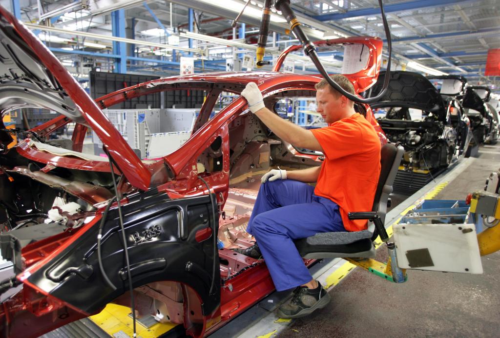80 Jahre Ford in Köln: Fiesta-Produktion.