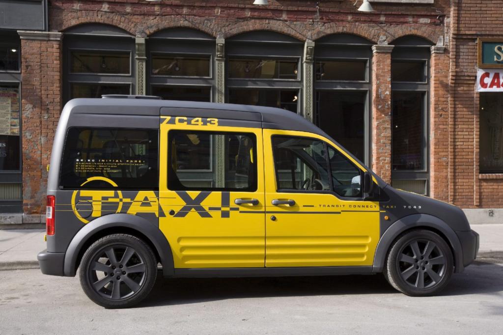 Auch Ford bewarb sich mit dem Transit Connect um den Zuschlag