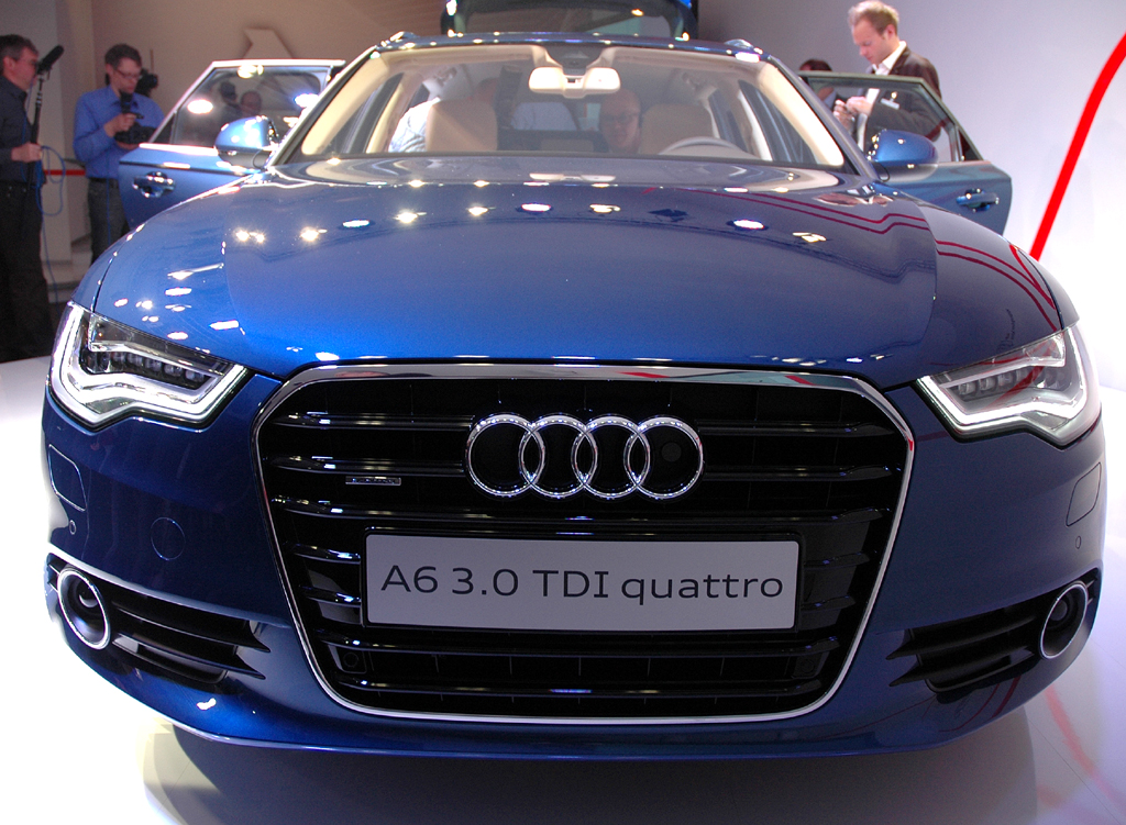 Audi A6 Avant: Blick auf die Frontpartie des nach der Limousine präsentierten Kombis. 