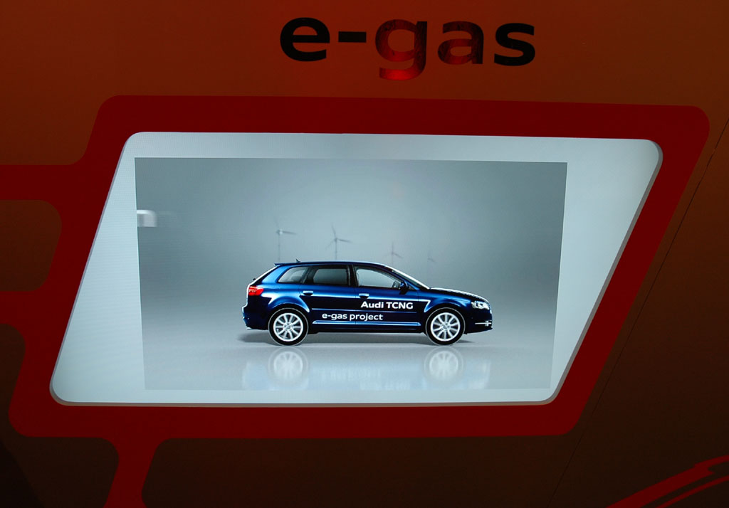 Audi Balancec Mobility: Von der Windkraft über den Ökostrom ins e-Gas-A3-Auto. 