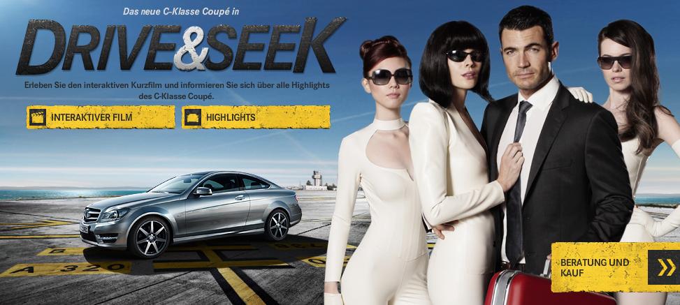Böse Mädchen, sexy Agenten und schnelle Karren – interaktive Mercedes-Benz-Kampagne 