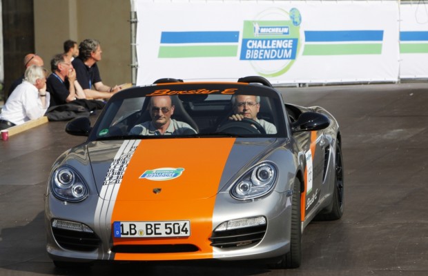 Challenge Bibendum 2011: Porsche bot Fahrten im Boxster E an
