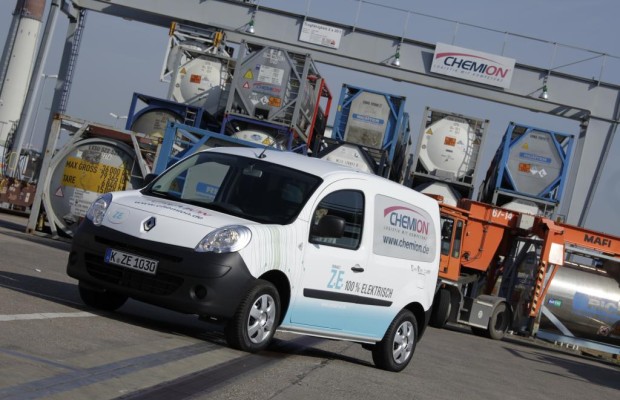 Chemion Logistik testet zwei Renault Kangoo Z.E.