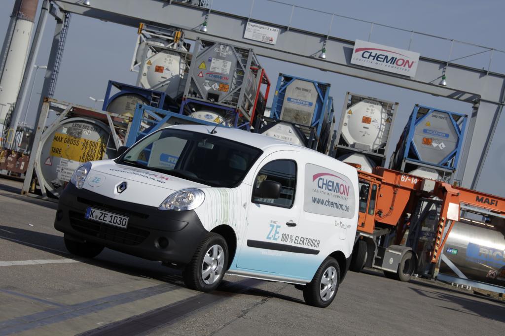 Chemion Logistik testet zwei Renault Kangoo Z.E.