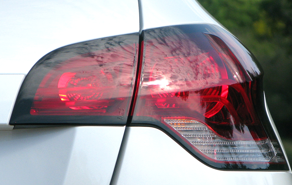 Citroën DS4: Moderne Leuchteinheit hinten. 