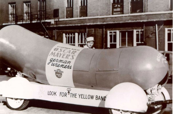 Das erste Wienermobile 1936, Foto: Oscar Mayer