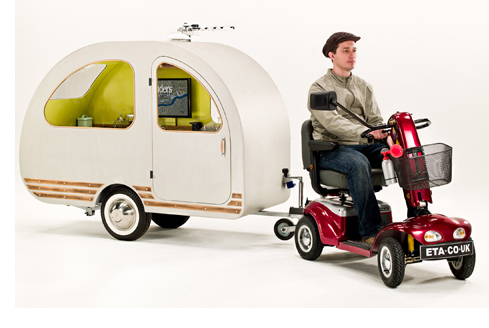 Der QTvan ist 2 Meter lang und 75 cm breit, Foto: ETA