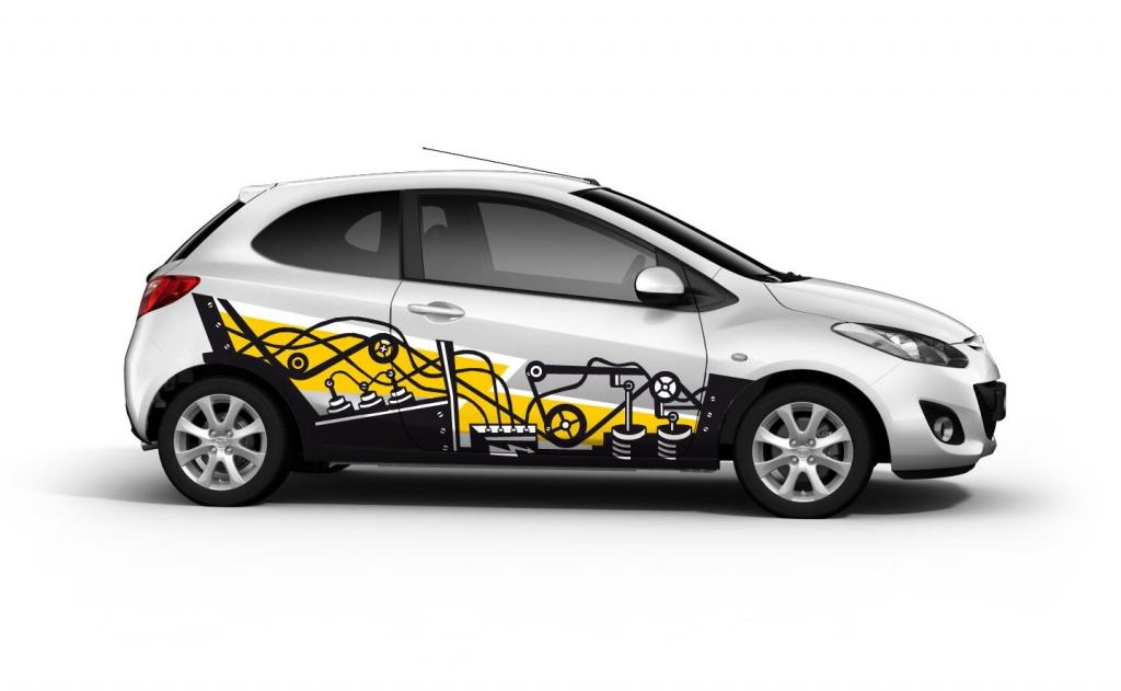 Designentwurf: Mazda2 Yakudo.