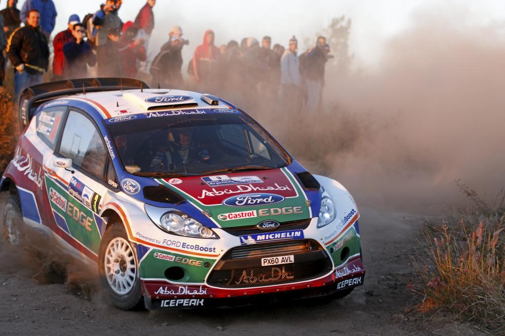 Ford Fiesta RS WRC auf der Rallye Argentienien.