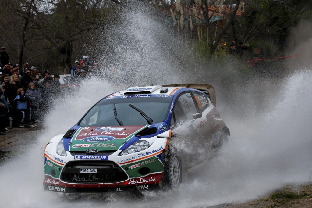 Ford Fiesta RS WRC auf der Rallye Argentienien.