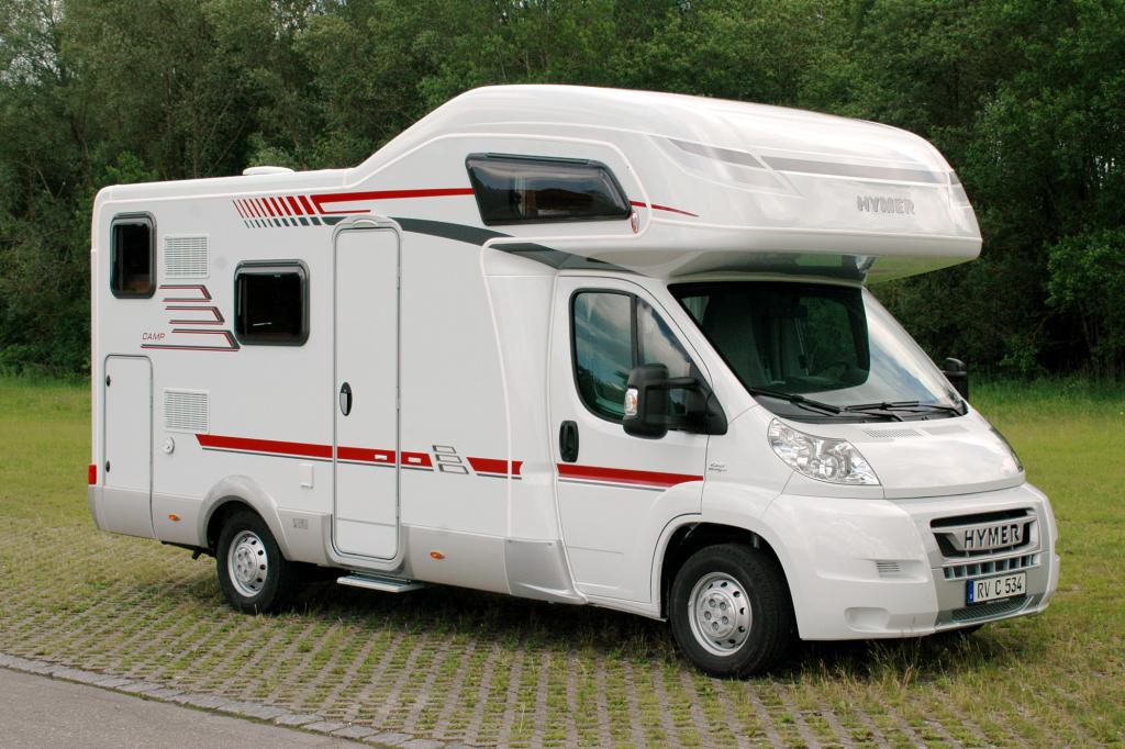 Hymer Camp mit Alkoven