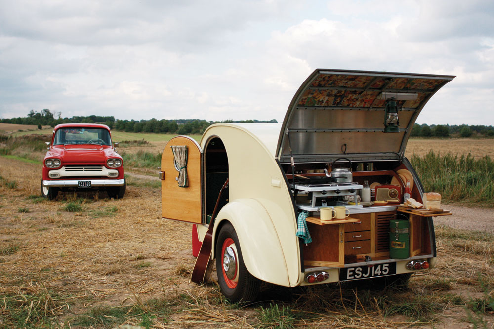 Individuelles Zuhause auf vier Rädern: Mein wunderbarer Wohnwagen. Foto: Knesebeck Verlag.