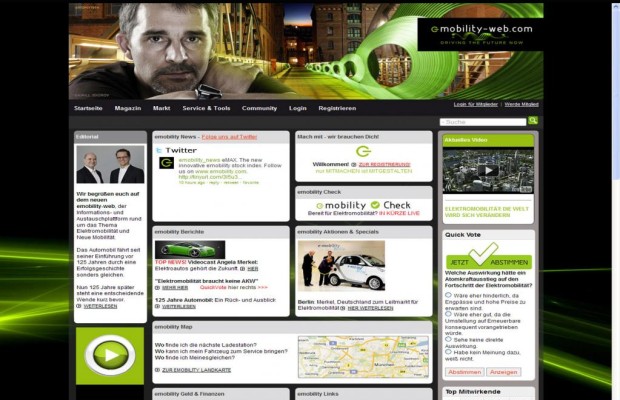 Internetportal: Alles über die Stromer von morgen 
