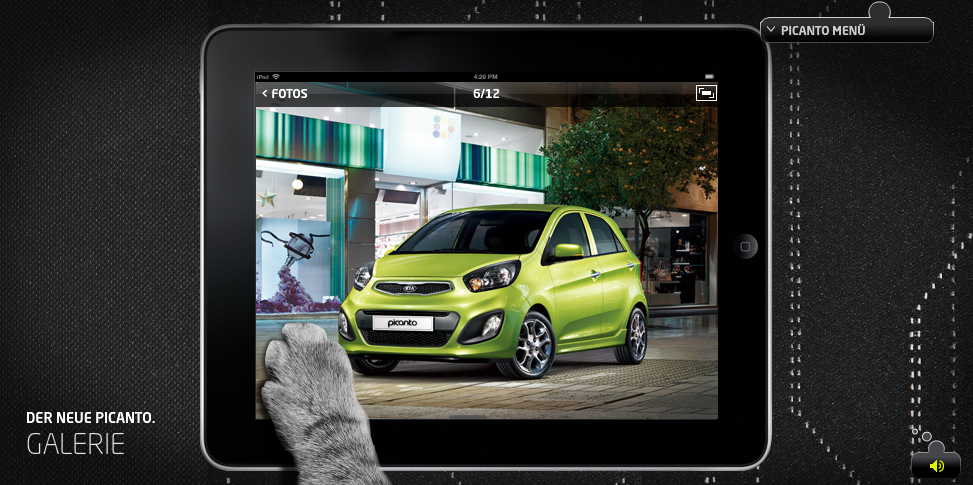 Kia-Kampagne „Der Picanto ist los“.