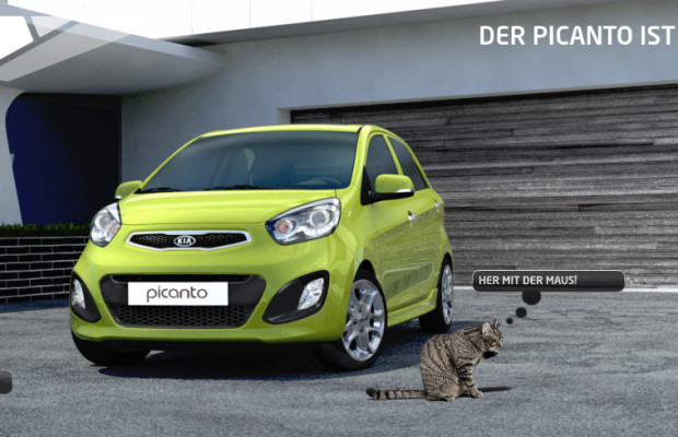 Kia-Kampagne mit Kater: Der Picanto ist los