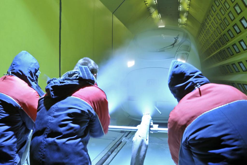 Klima-Test für ICE-Züge 