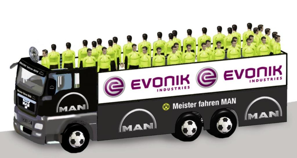 MAN baut das Meister-Mobil für BVB.
