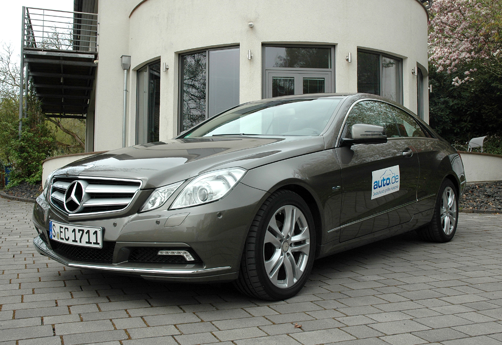 Mercedes E-Klasse Coupé, hier als Basisdiesel mit 170 PS. 