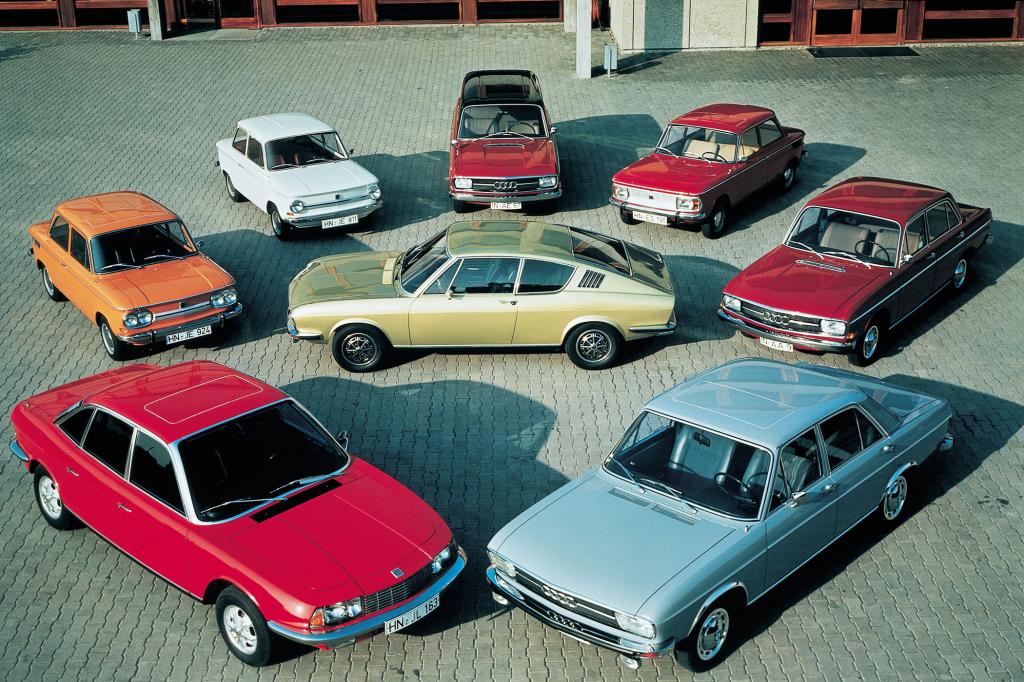 Modellpalette Audi NSU, 1971