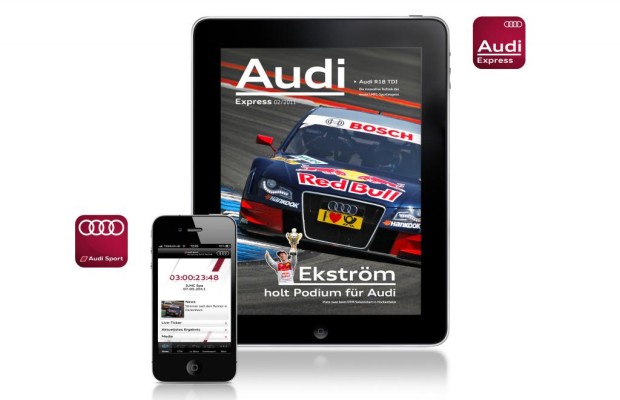 Neue Audi-Apps für Motorsport-Fans