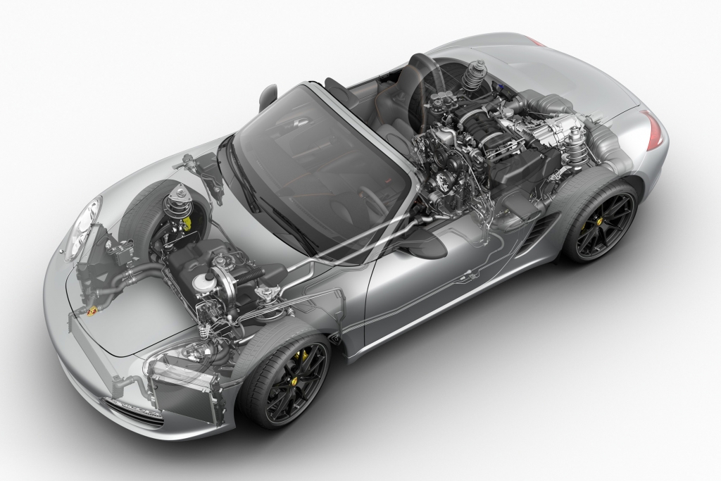 Porsche Boxster E - Sauberes Vorspiel 