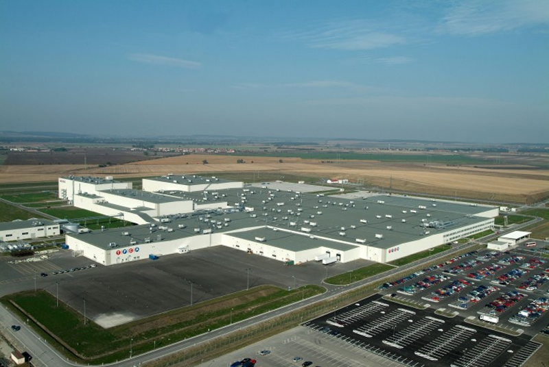 Toyota-Gemeinschaftswerk mit Peugeot/Citroën im tschechischen Kolín. 