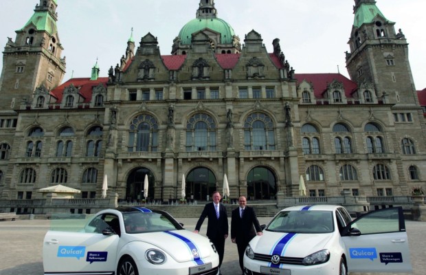 VW Carsharing-Projekt: Volkswagen startet Mobilitätskonzept mit 200 Golf BlueMotion