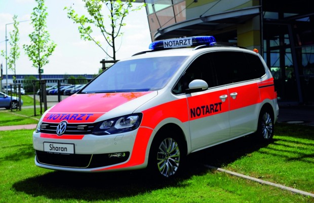 Volkswagen zeigt seine Notarzteinsatzfahrzeuge