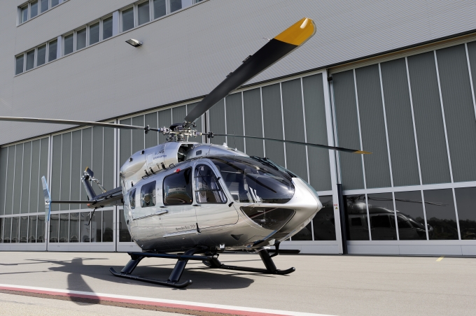 Weltpremiere Helicopter EC145 „Mercedes-Benz Style“ auf Luftfahrtmesse in Genf