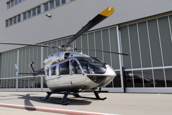 Weltpremiere des Mercedes-Benz Style Helikopters EC 145