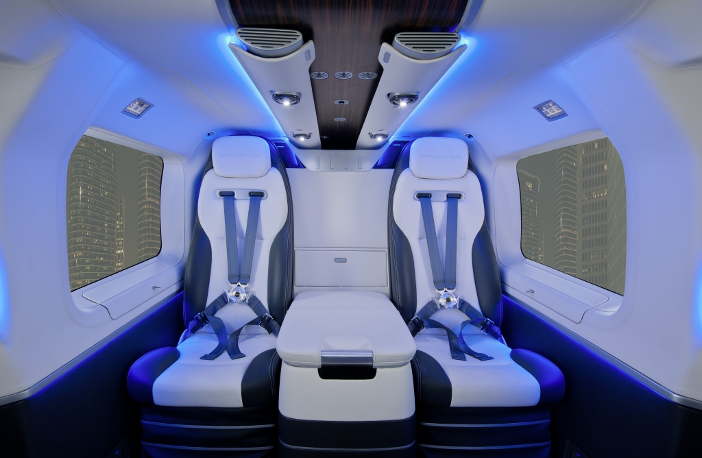 Weltprmiere Helicopter EC145 „Mercedes-Benz Style“ auf Luftfahrtmesse in Genf