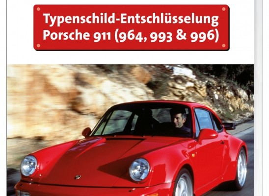 auto.de-Buchtipp: Der Porsche-Code - Typenschild-Entschlüsselung Porsche 911