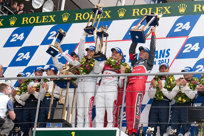 24 Stunden von Le Mans: Audi erfolgreich mit ultra leichtem Audi R18 TDI
