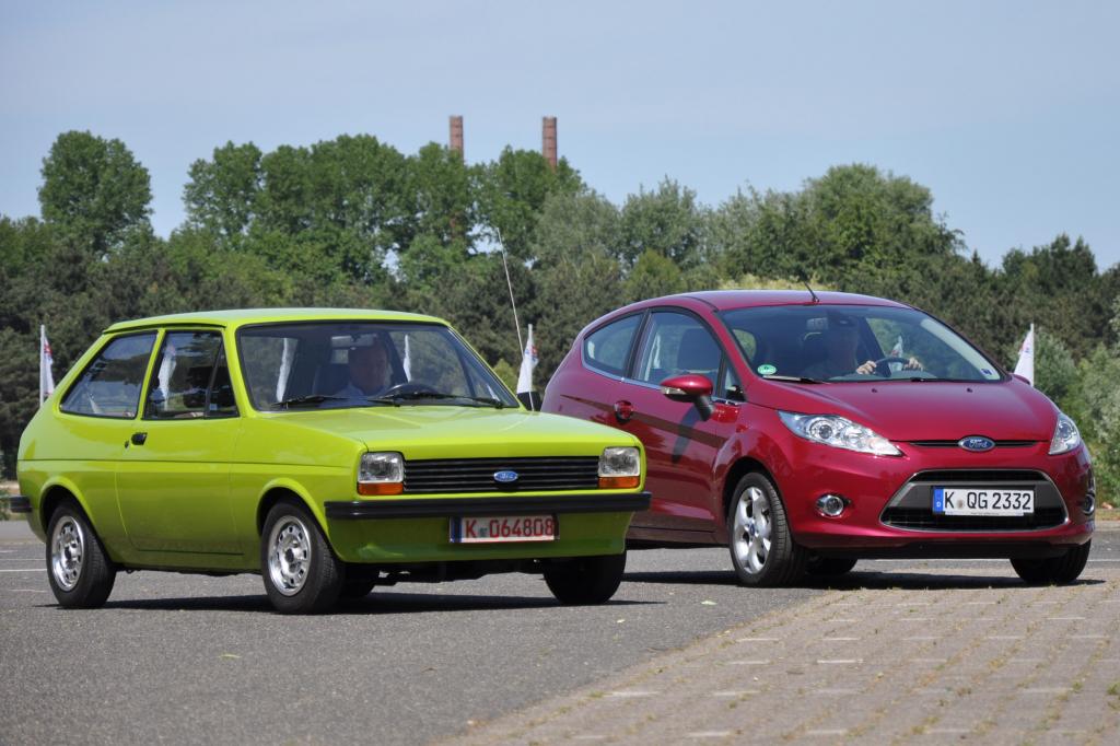 35 Jahre liegen zwischen den beiden Autos