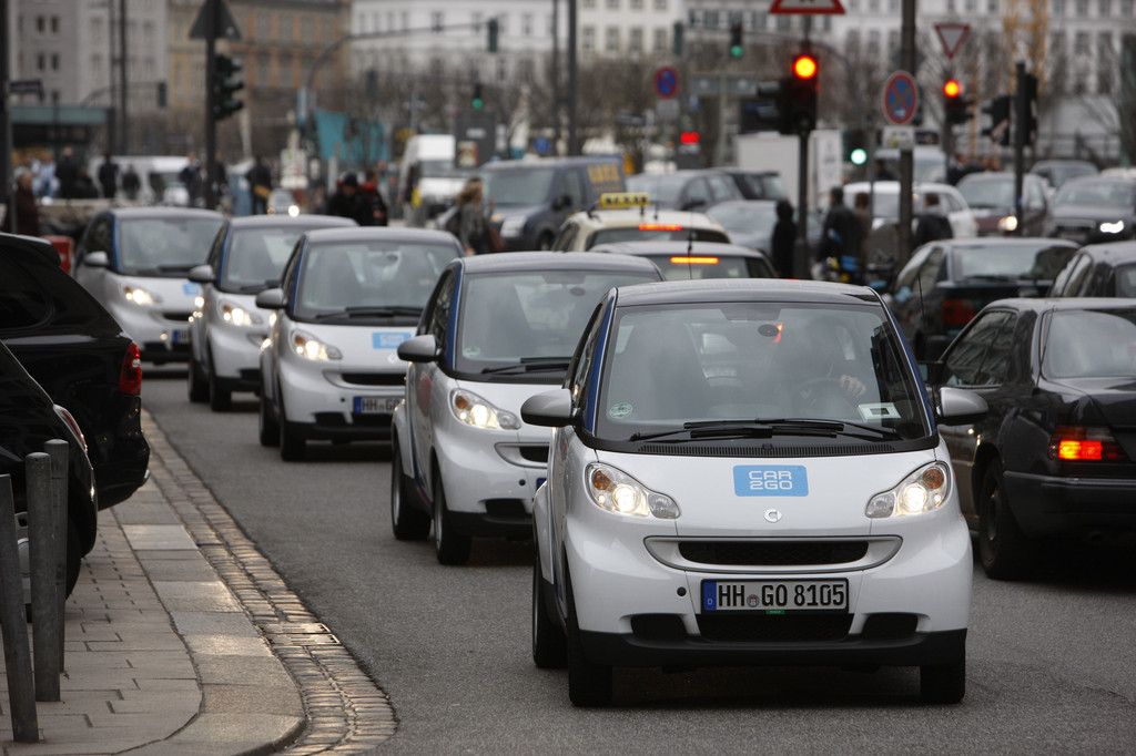 Car2go in Hamburg.