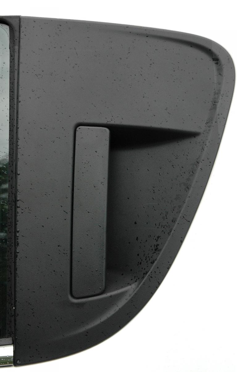 Chevrolet Aveo: Die Griffe der Türen hinten sind in den Scheibenrahmen integriert. 