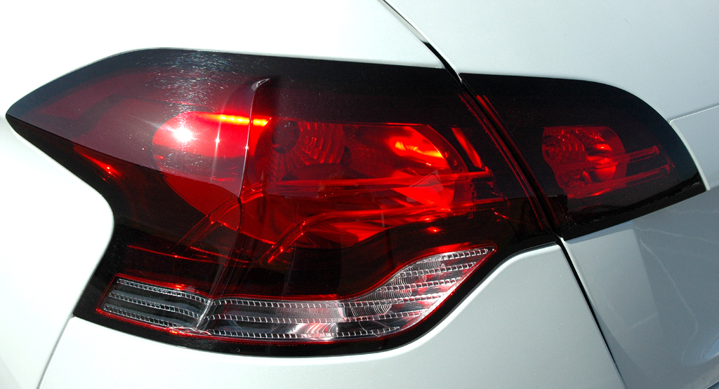 Citroën DS4: Moderne Leuchteinheit hinten. 