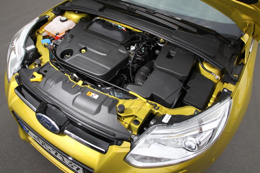 Der 1,6 Liter-Turbobenziner im Ford ist durchzugsstark und sparsam. 