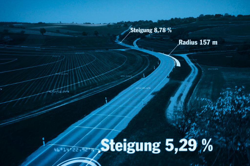 Die Elektronik erkennt eine kommende Steigung