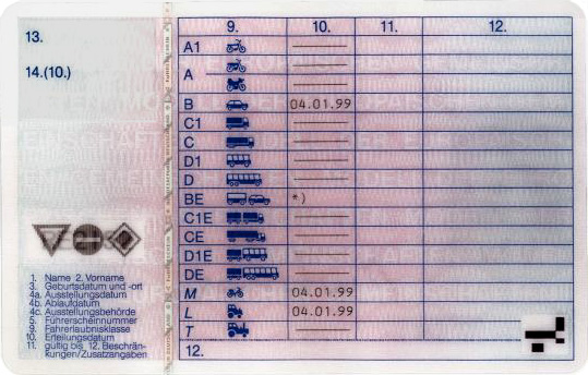 Ein gültiger Führerschein hat eindeutige Merkmale, die ungarischen Beamten haben sie nicht erkannt
