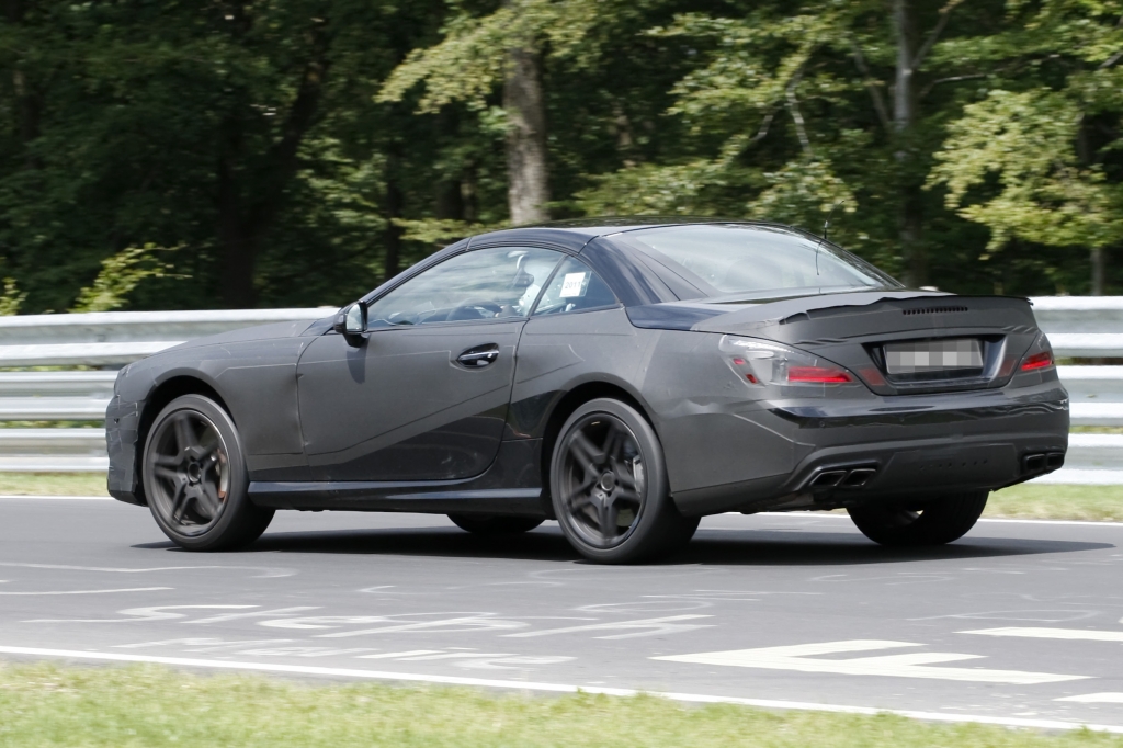 Erwischt: Erlkönig Mercedes SL 55 AMG