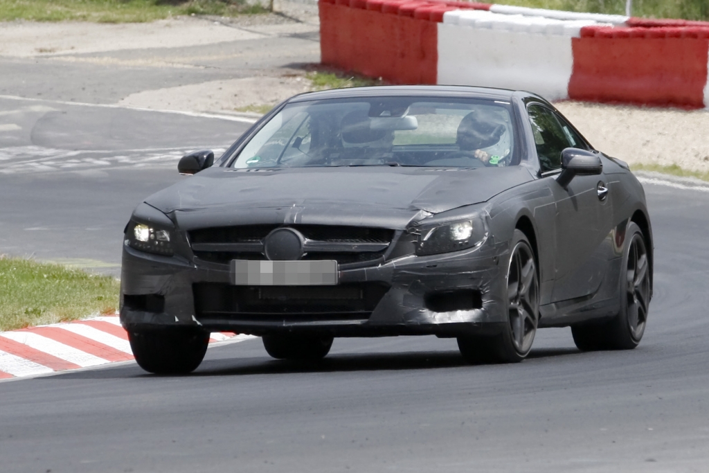 Erwischt: Erlkönig Mercedes SL 55 AMG