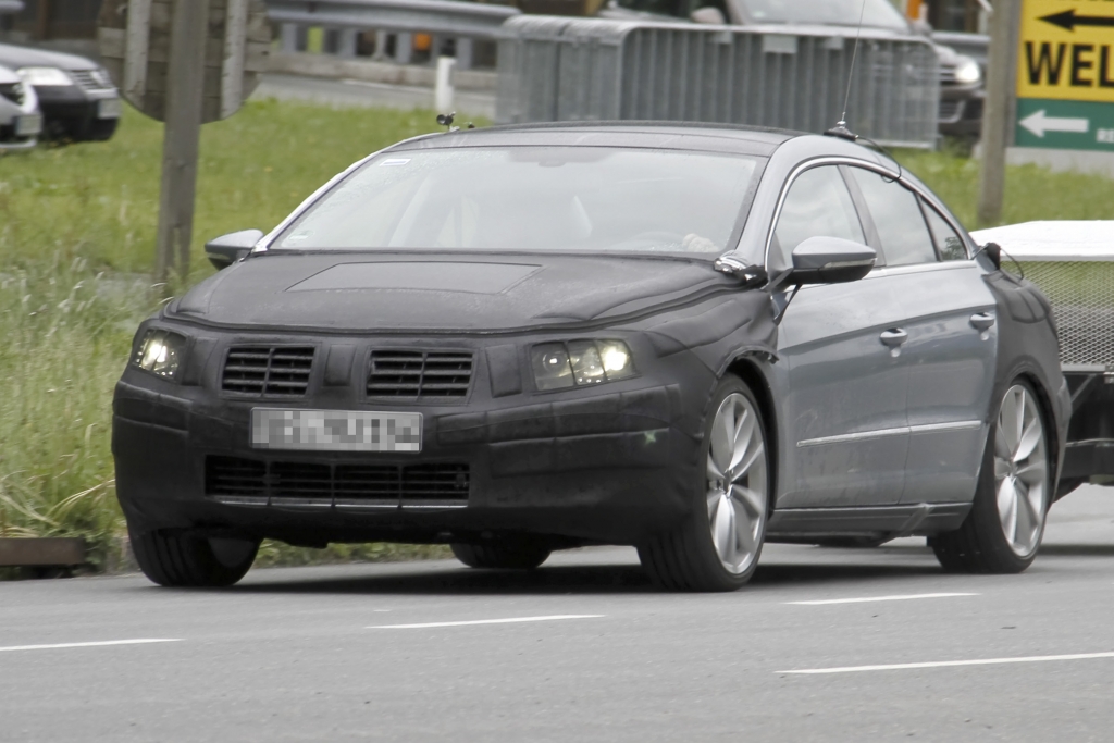 Erwischt: Erlkönig VW Passat CC – Einheitsgesicht für das Comfort-Coupé