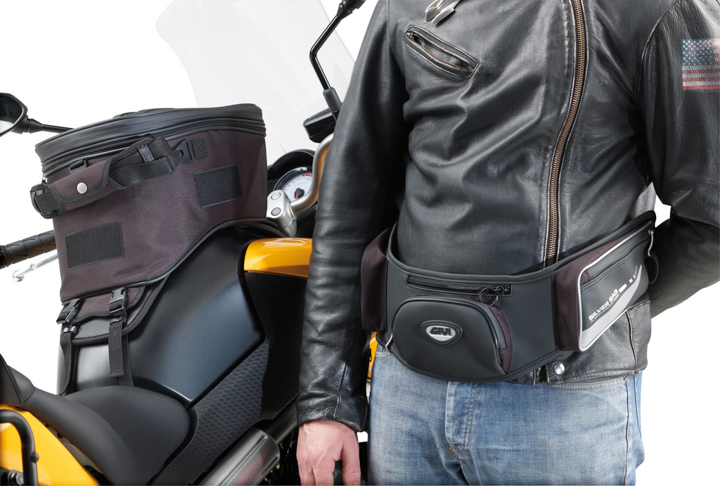 Givi-Tankrucksack mit abnehmbarem Bauchgürtel