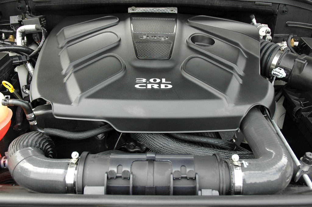 Jeep Grand Cherokee Diesel: Blick unter die Haube des 3,0-Liter-Selbstzünders. 