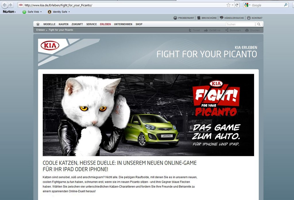 Kia bietet iPhone App zum Picanto.